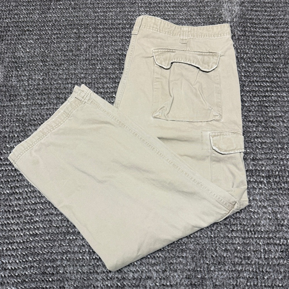 Lee‎ Dungarees Mens Cargo Pants 40x30 Khaki Cotton Utility Workwear